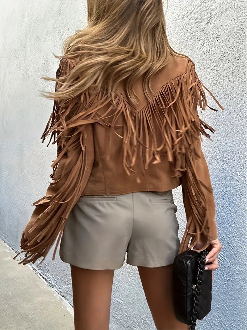 Stylish jacket with open front