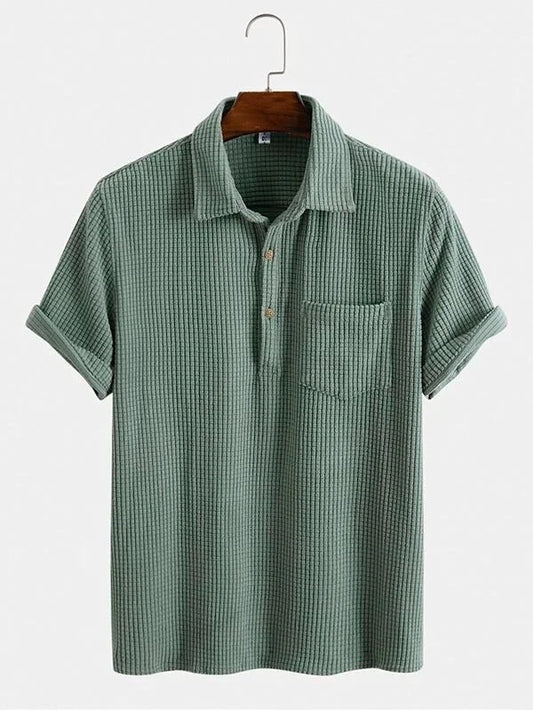 Men's cotton knit shirt