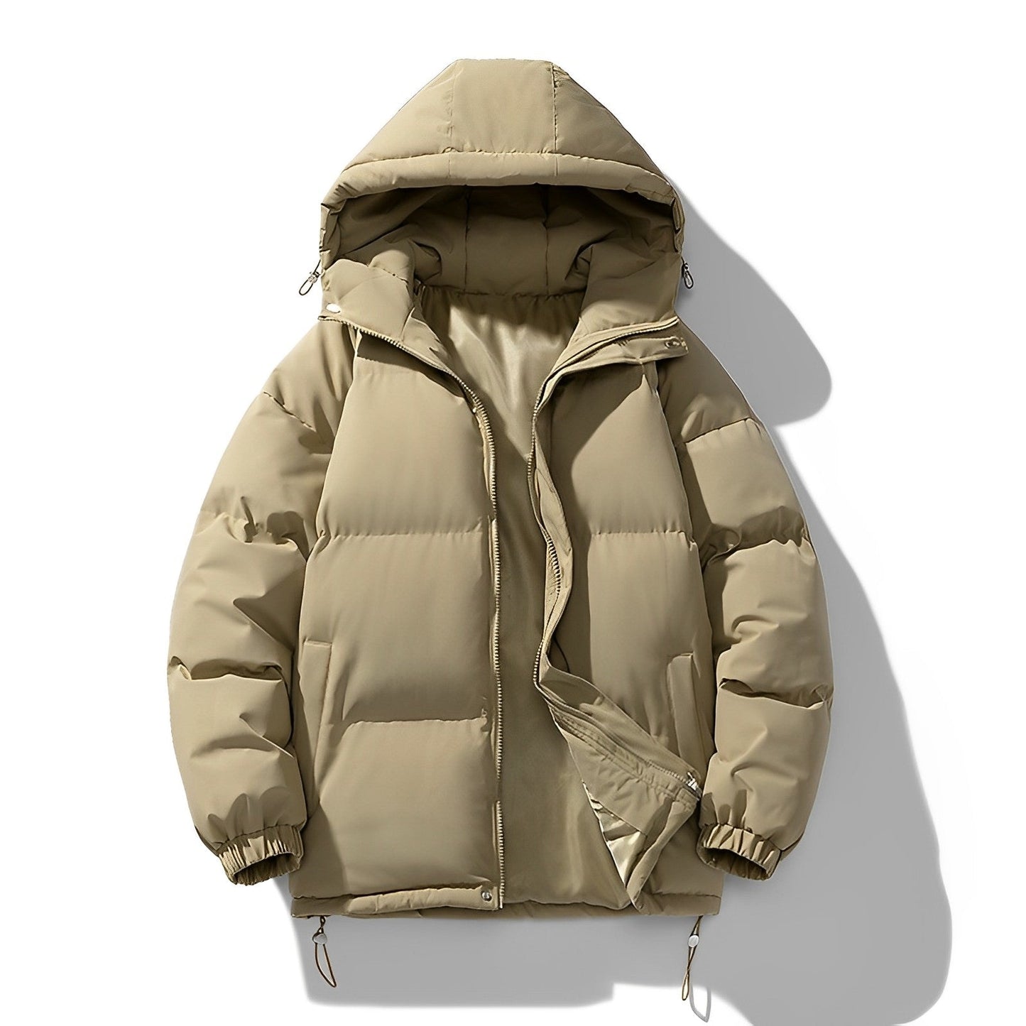 Women - Hooded Jacket - Thickly Padded - Warm Winter Outerwear