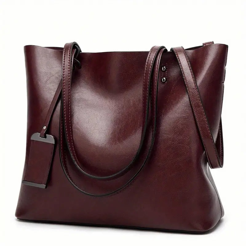 Elegant leather handbag