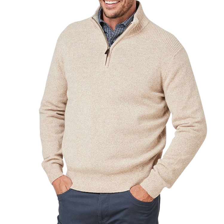 Men's three-quarter zip jumper