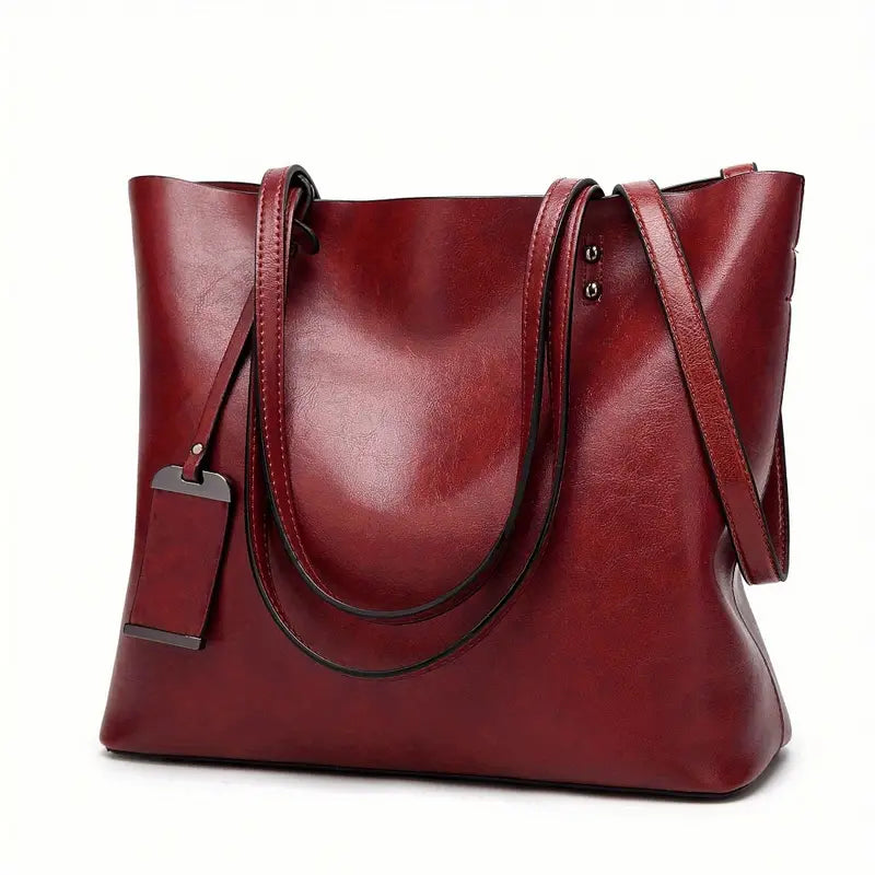 Elegant leather handbag