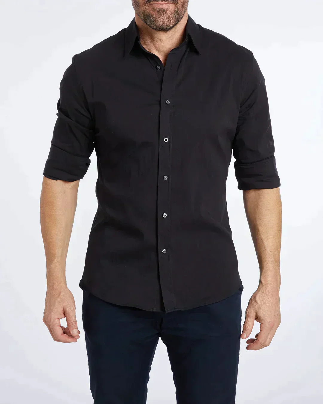 Elite stretch zip shirt for casual looks