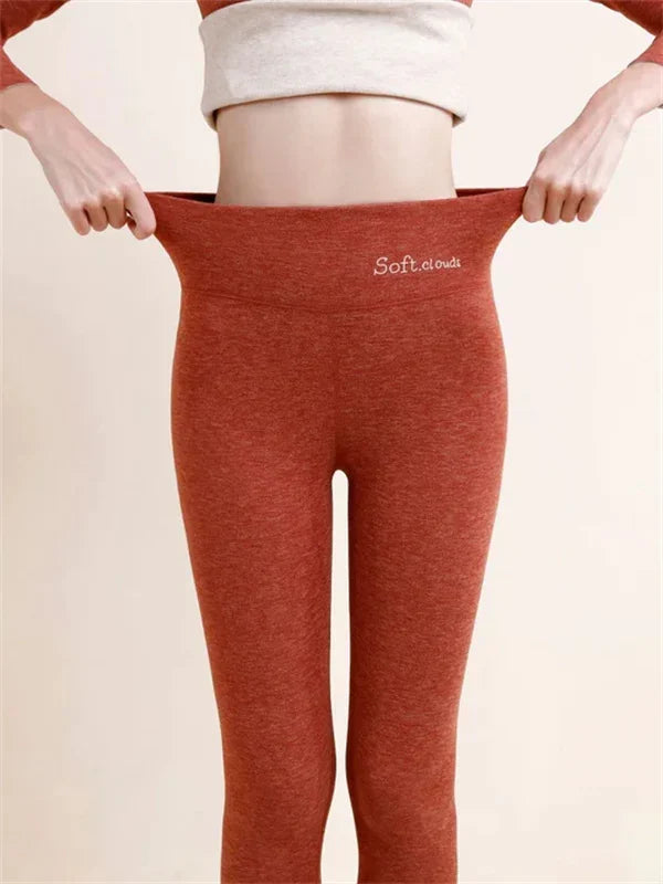 Lined slimming leggings