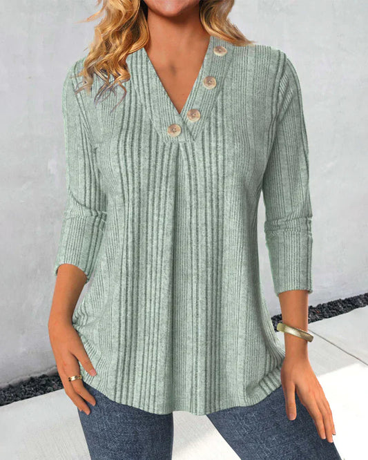 V-neck top for women