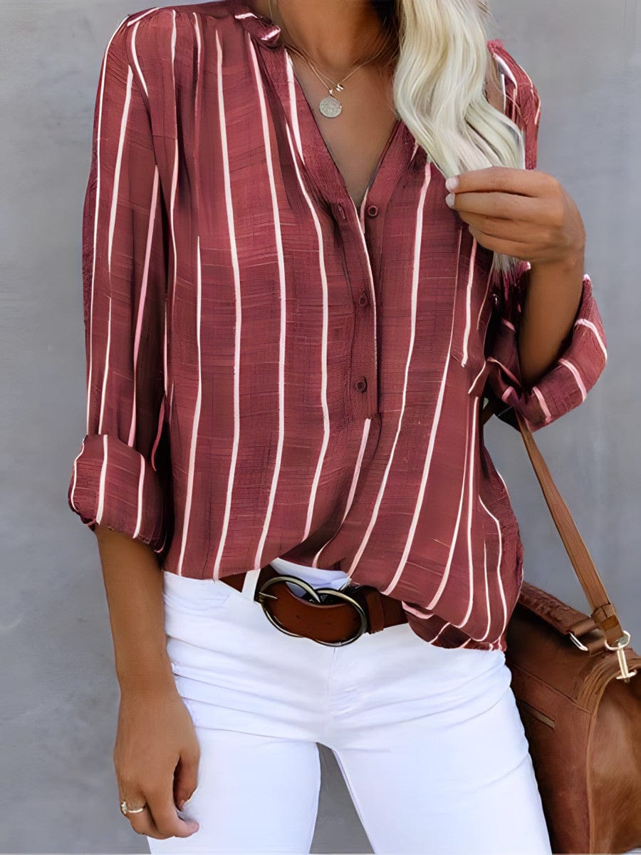 Ladies blouse striped