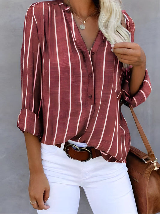 Ladies blouse striped