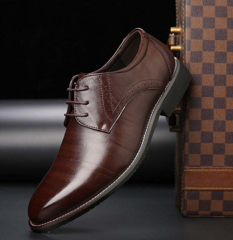 Men - Lace Shoes - Elegant Design and Comfortable Fit - Stylish Footwear for Every Occasion