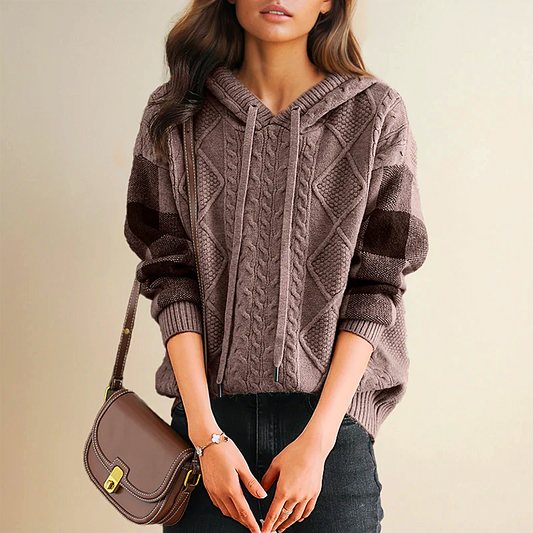 Women - Sweater - Jacquard - Elegant Knitwear for Stylish Comfort