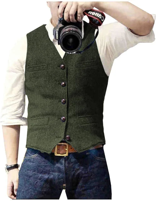 Men's casual waistcoat