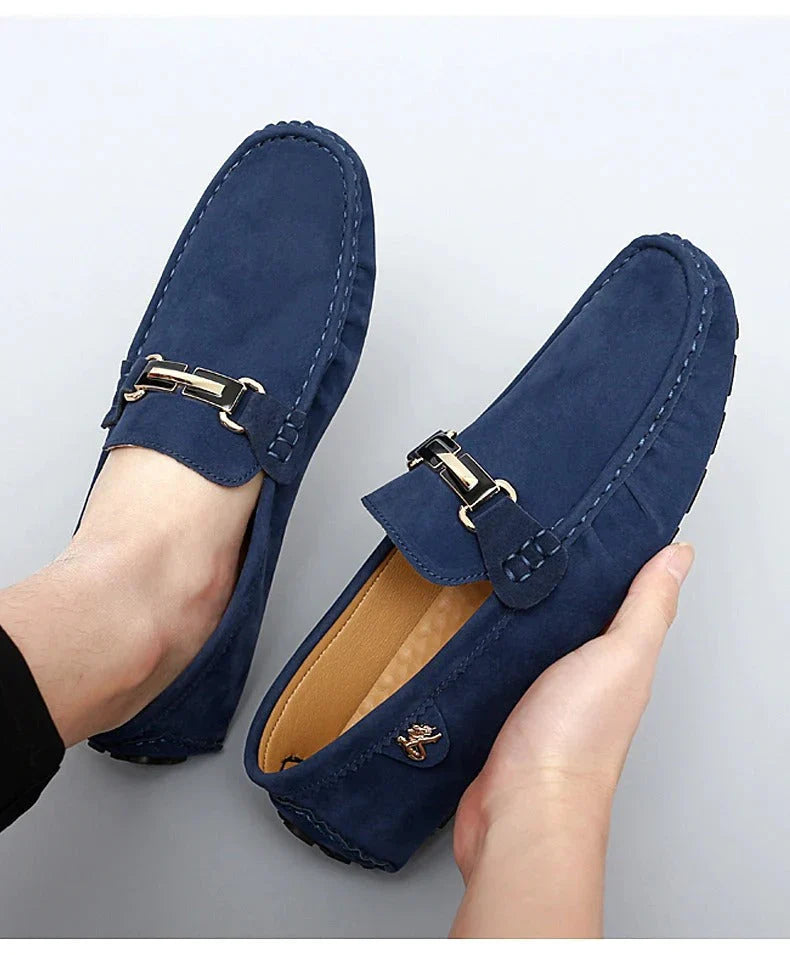 Stylish & comfortable slip-on suede moccasins for men