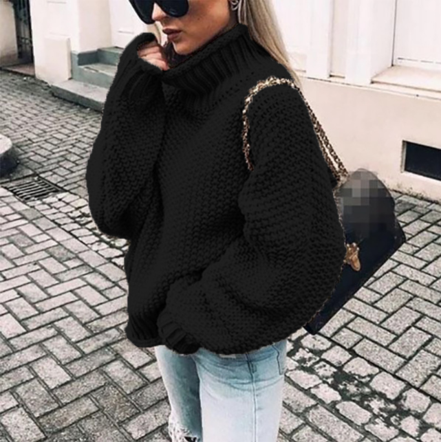 Turtleneck jumper in an oversized fit