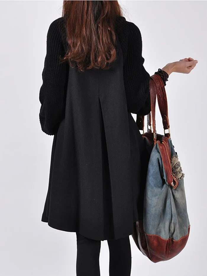 Oversized long coat