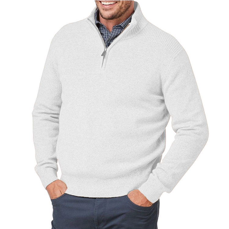 Men's three-quarter zip jumper