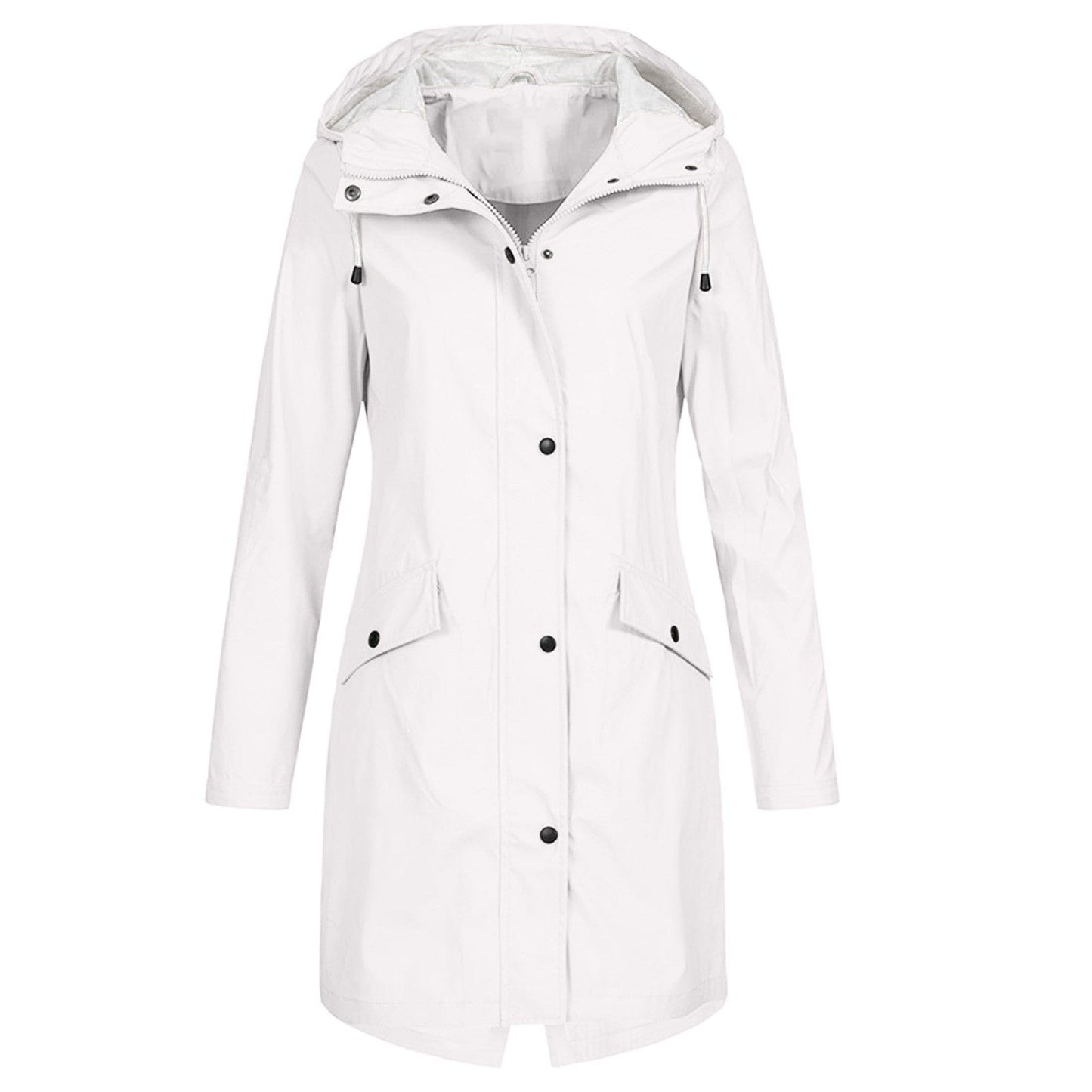 Windproof Long Raincoat