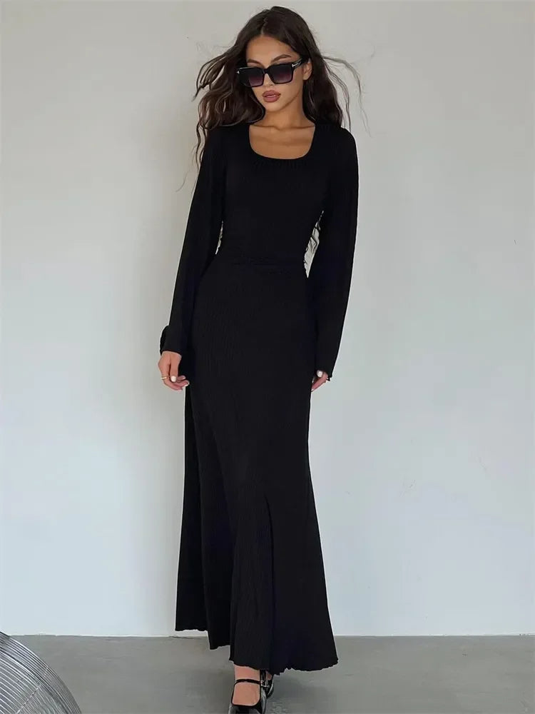 Versatile maxi dress in the perfect colour