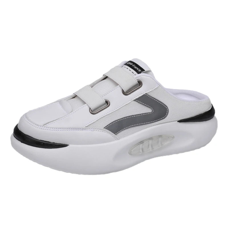 Elegant trainers with velcro fastening