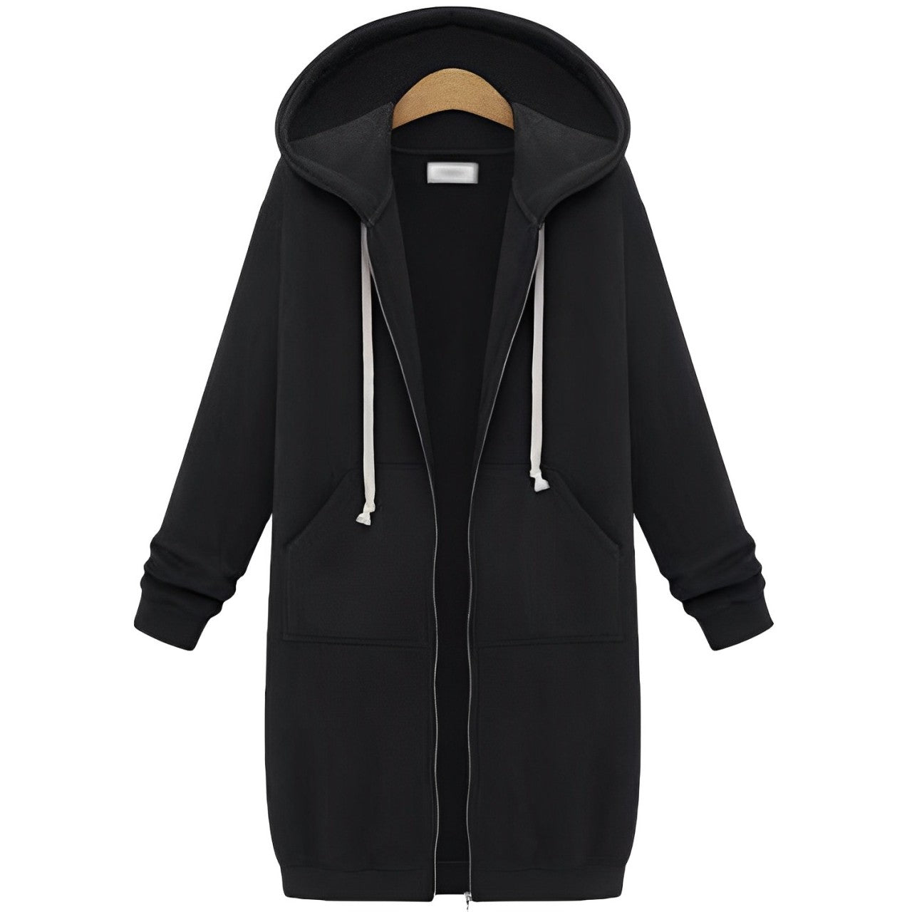 Women - Hooded Jacket - Zip Closure & Drawstring - Stylish & Comfortable Outerwear