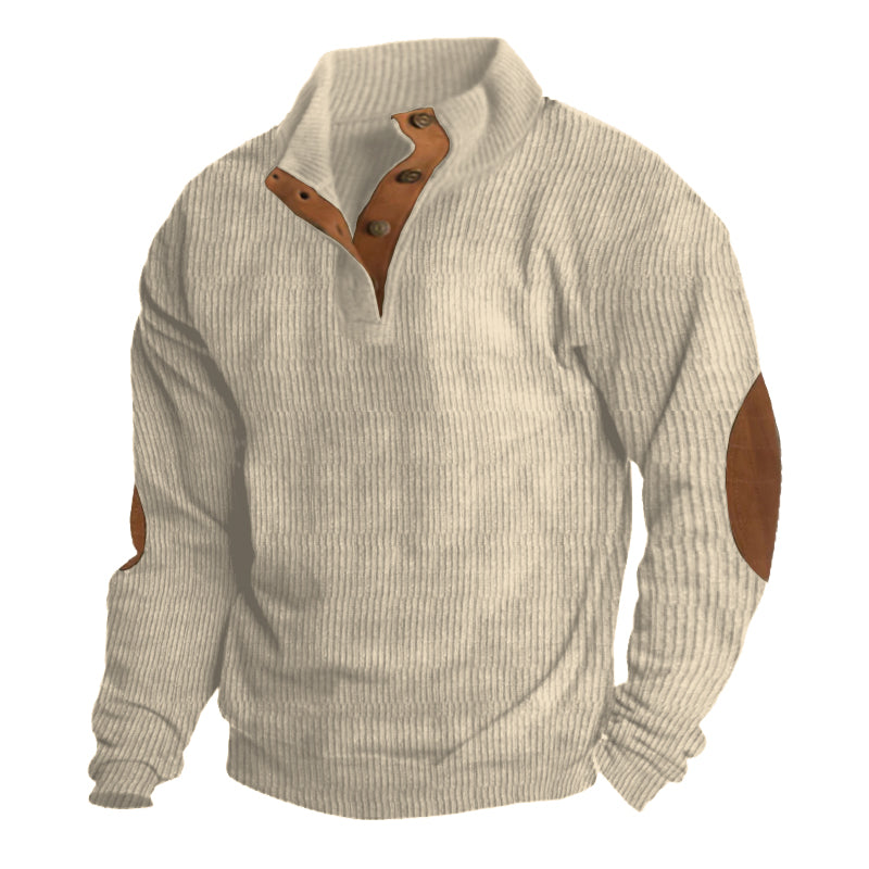 Men's jumper with buttons