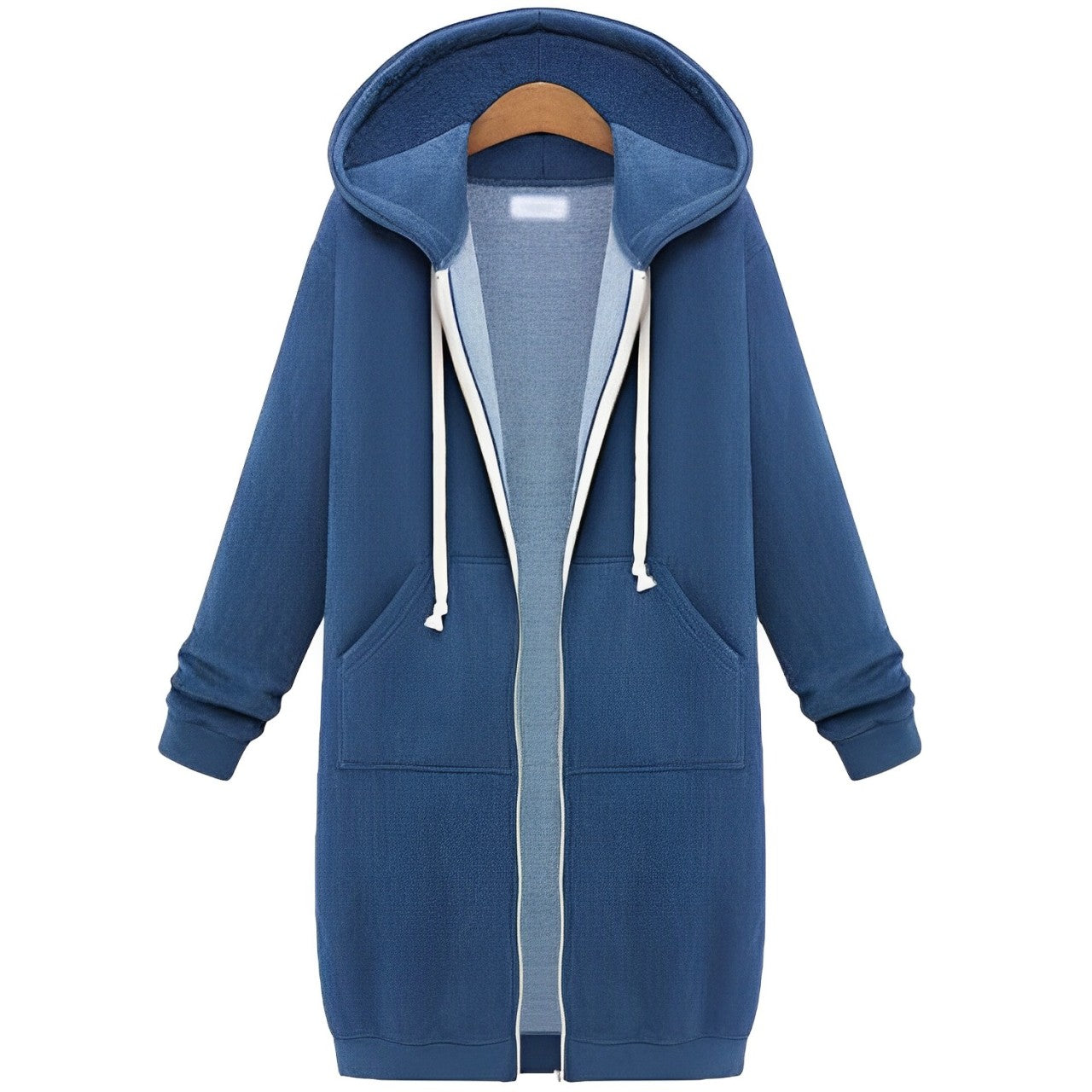 Women - Hooded Jacket - Zip Closure & Drawstring - Stylish & Comfortable Outerwear