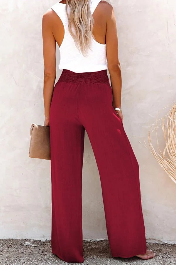 Comfortable linen trousers for women