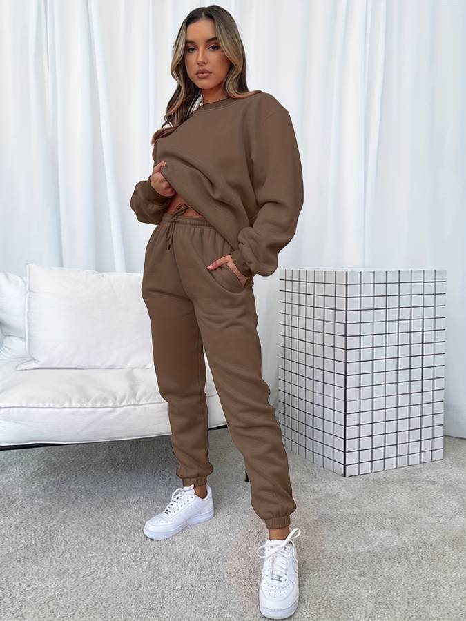 Oversized two-piece jogging set