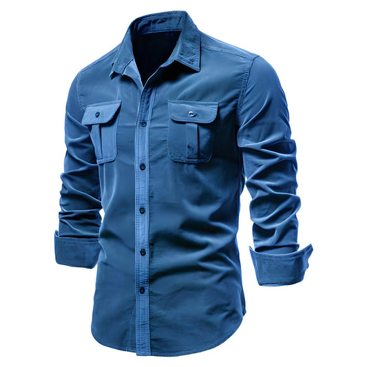 Shirt with double pocket