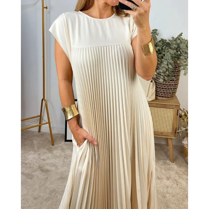 Ladies pleated dress