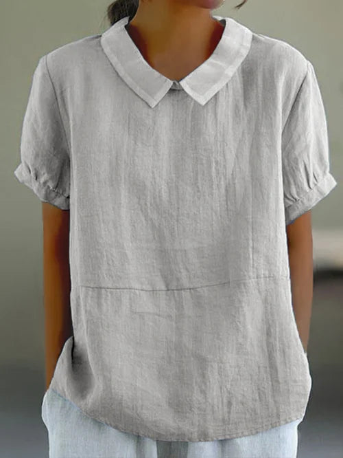 Women - Cotton Blouse - Soft & Comfortable - Elegant Style for Every Occasion