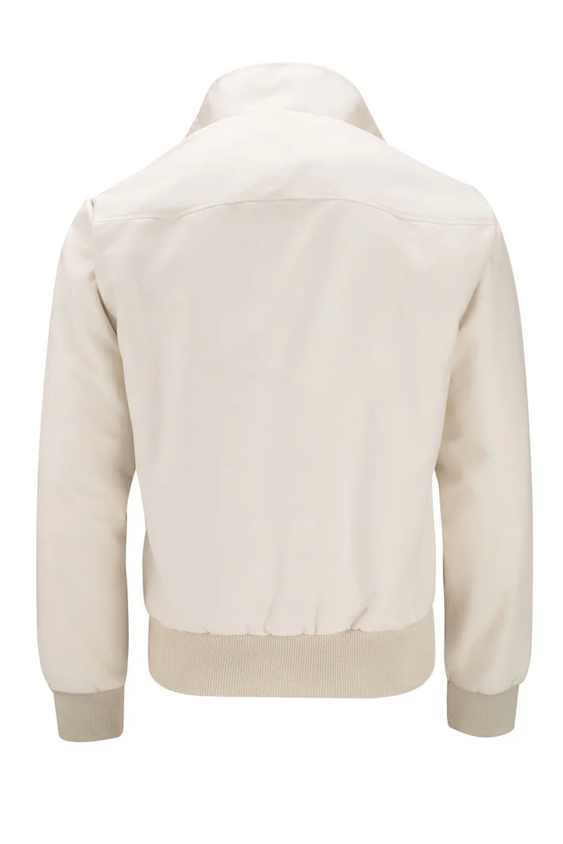 Elegant bomber jacket with high collar