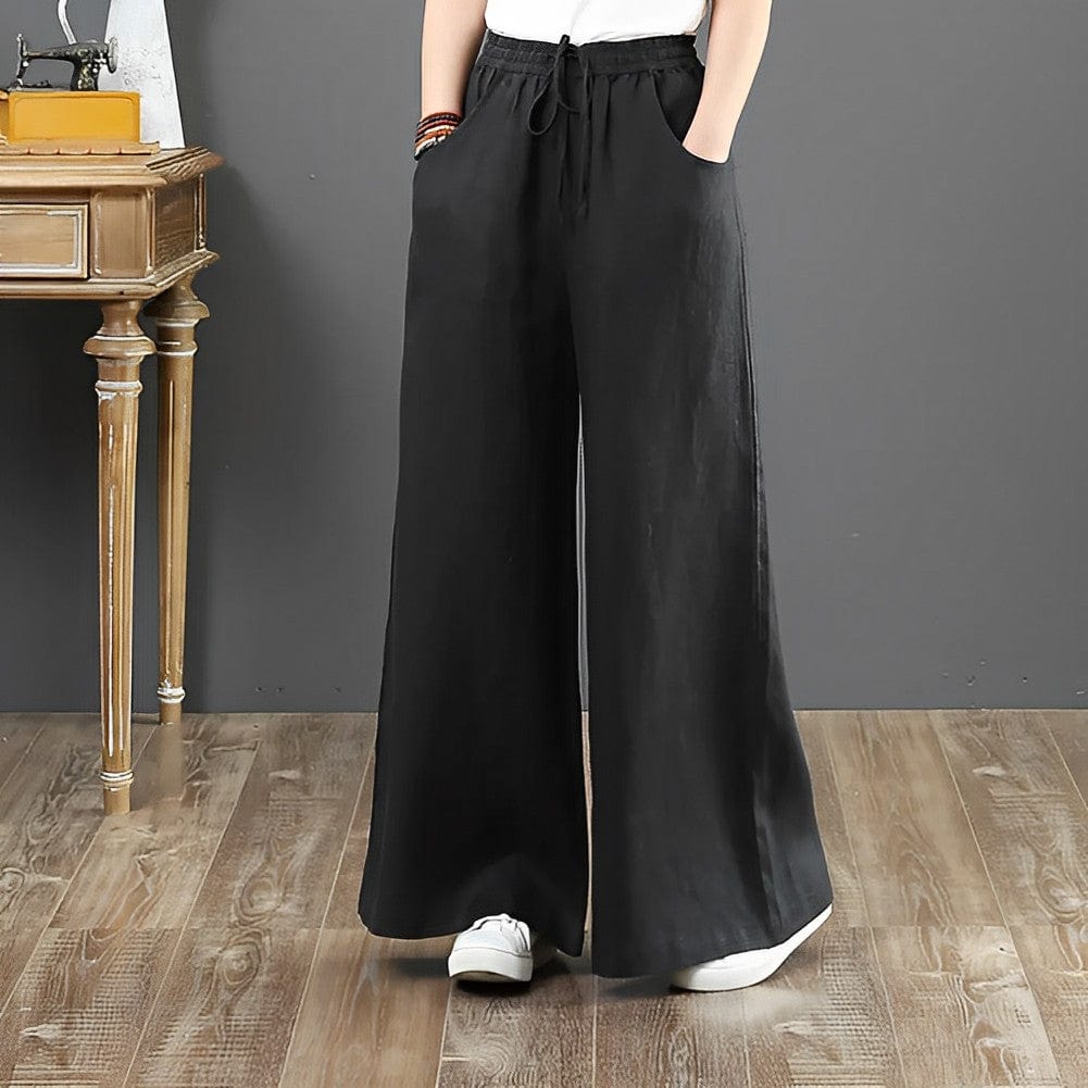 Light and airy linen summer trousers