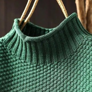 Vintage turtleneck jumper for women