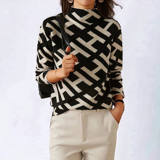 Beautiful geometric jumper