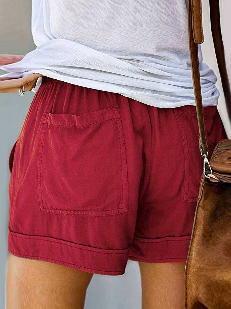 Stylish Summer Shorts With Drawstring