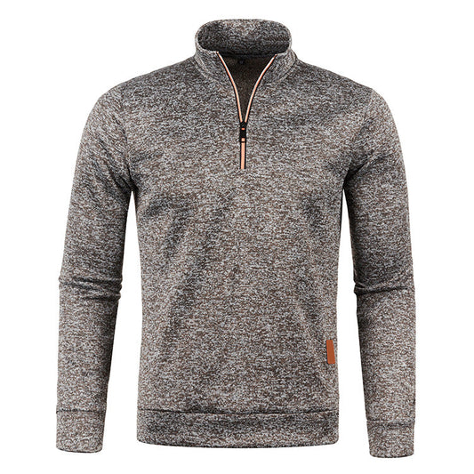 Men - Zip-up Sweater - Modern Style - Comfortable Everyday Wear