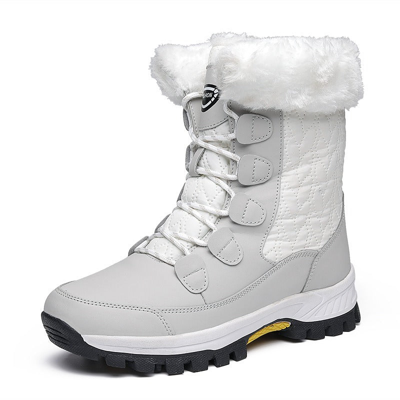 Women - Winter Boots - Stylish & Warm Mid-Calf - Comfortable Footwear for Cold Weather