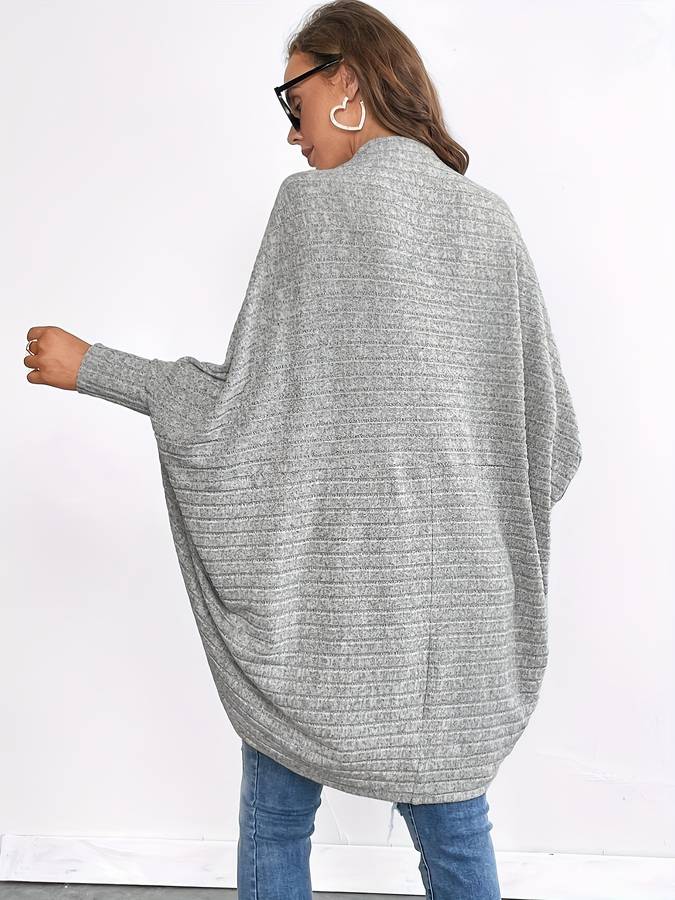 Cardigan with batwing sleeves