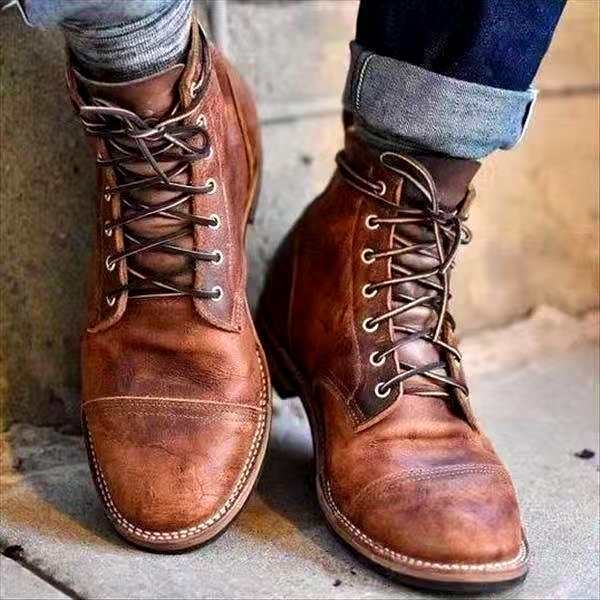 Retro Veteran Boots For Men