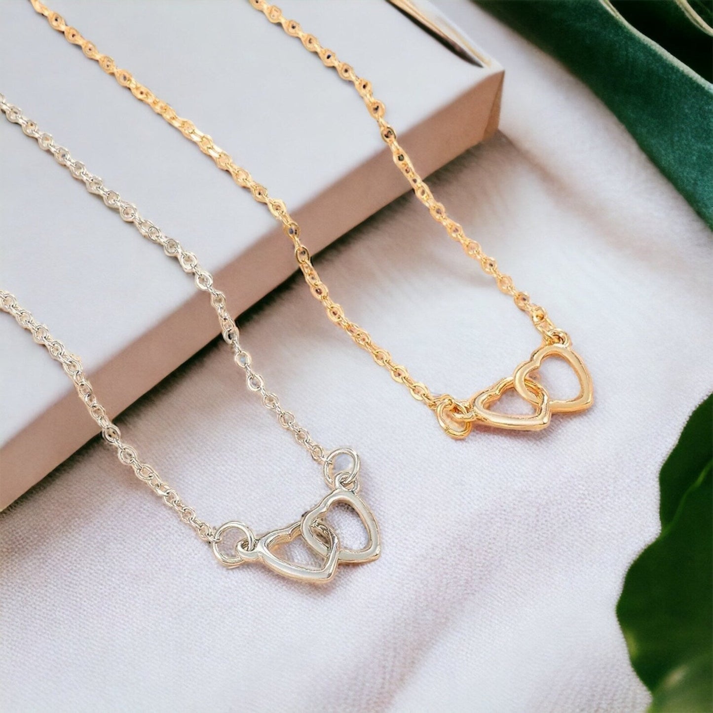 Minimalist heart anklet