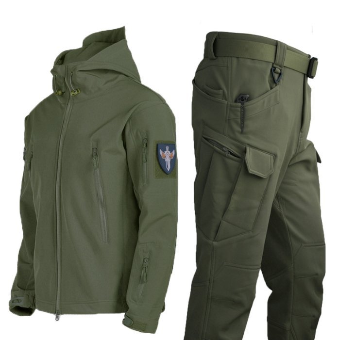 Military waterproof jacket and trousers