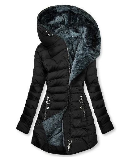 Women’s - Warm Cotton Coat - Cozy and Stylish - Perfect for Cold Weather