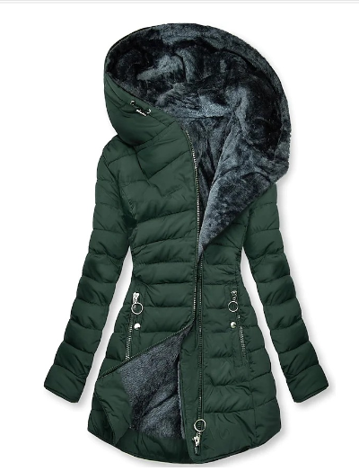 Women’s - Warm Cotton Coat - Cozy and Stylish - Perfect for Cold Weather