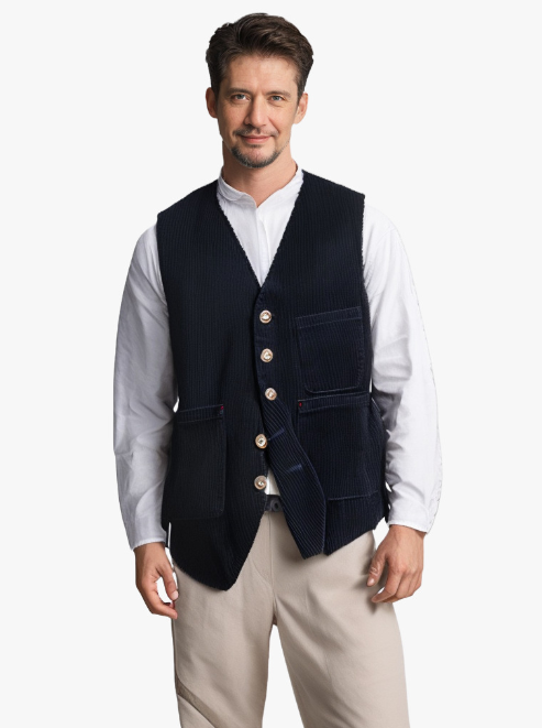 Men's Vest With Contemporary Flair