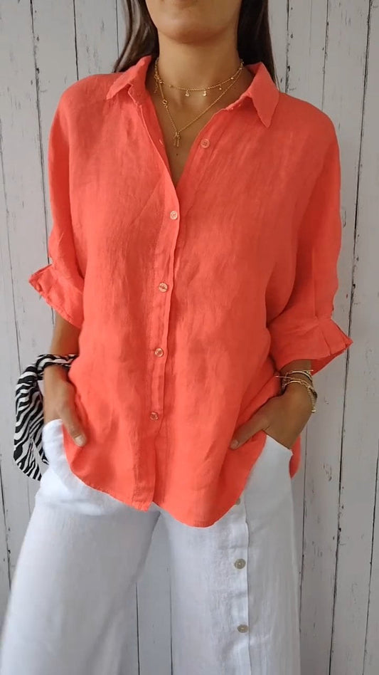 Comfortable Shirt With Cute Back Closure