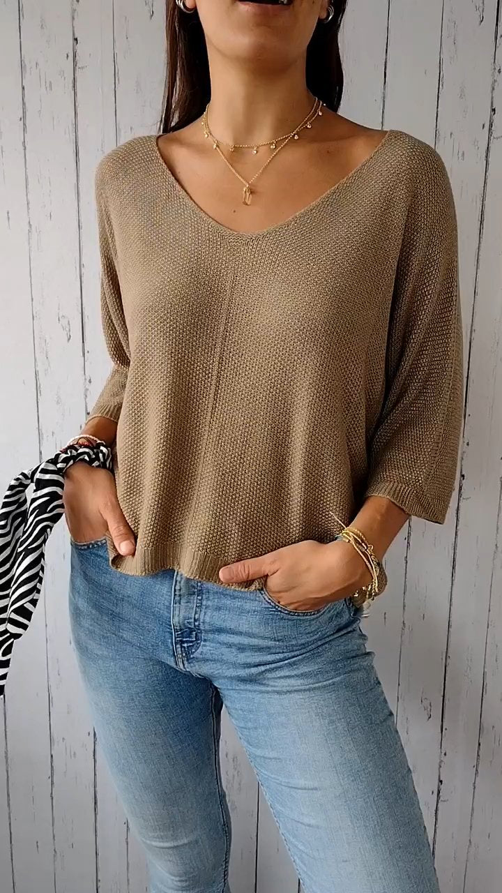 Cosy knitted jumper