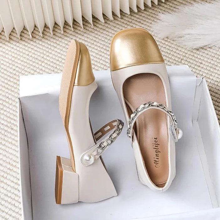 Classic shoes with chic strap detail