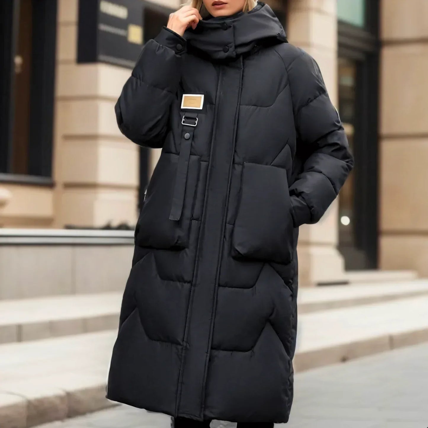 Women's Puffer Jacket - Lightweight Insulated Coat - Warm & Stylish Outerwear for Winter Comfort