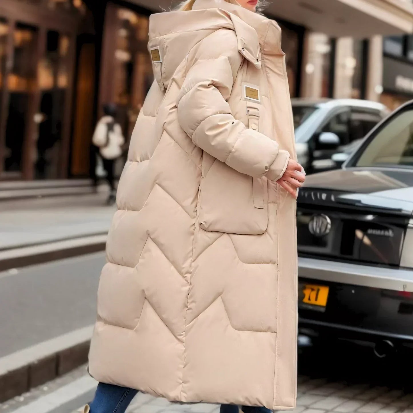 Women's Puffer Jacket - Lightweight Insulated Coat - Warm & Stylish Outerwear for Winter Comfort