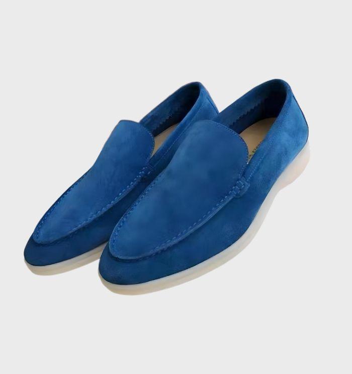 Stylish men's leather loafers