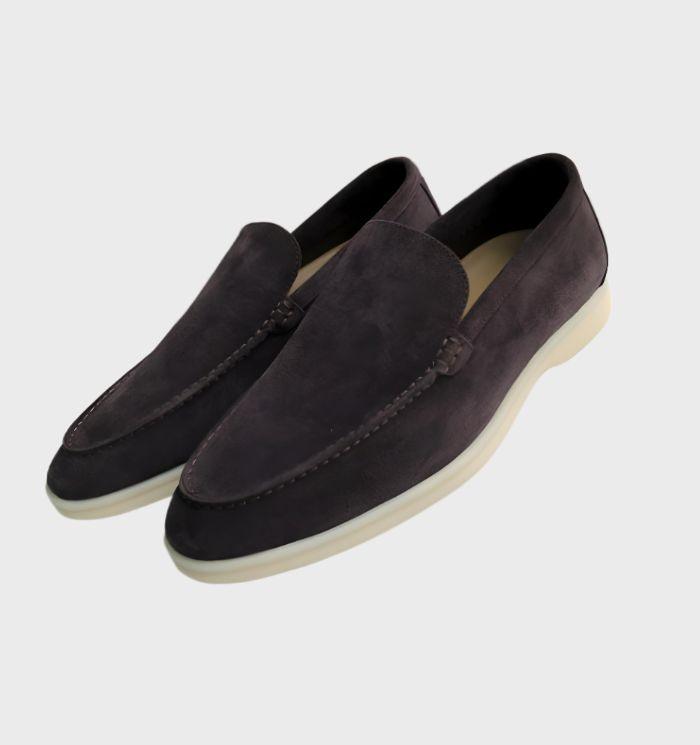 Stylish men's leather loafers